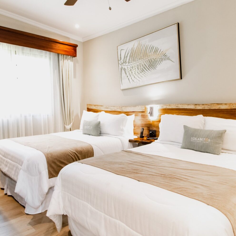 "Habitación doble con camas queen en Los Abetos Boutique Hotel"